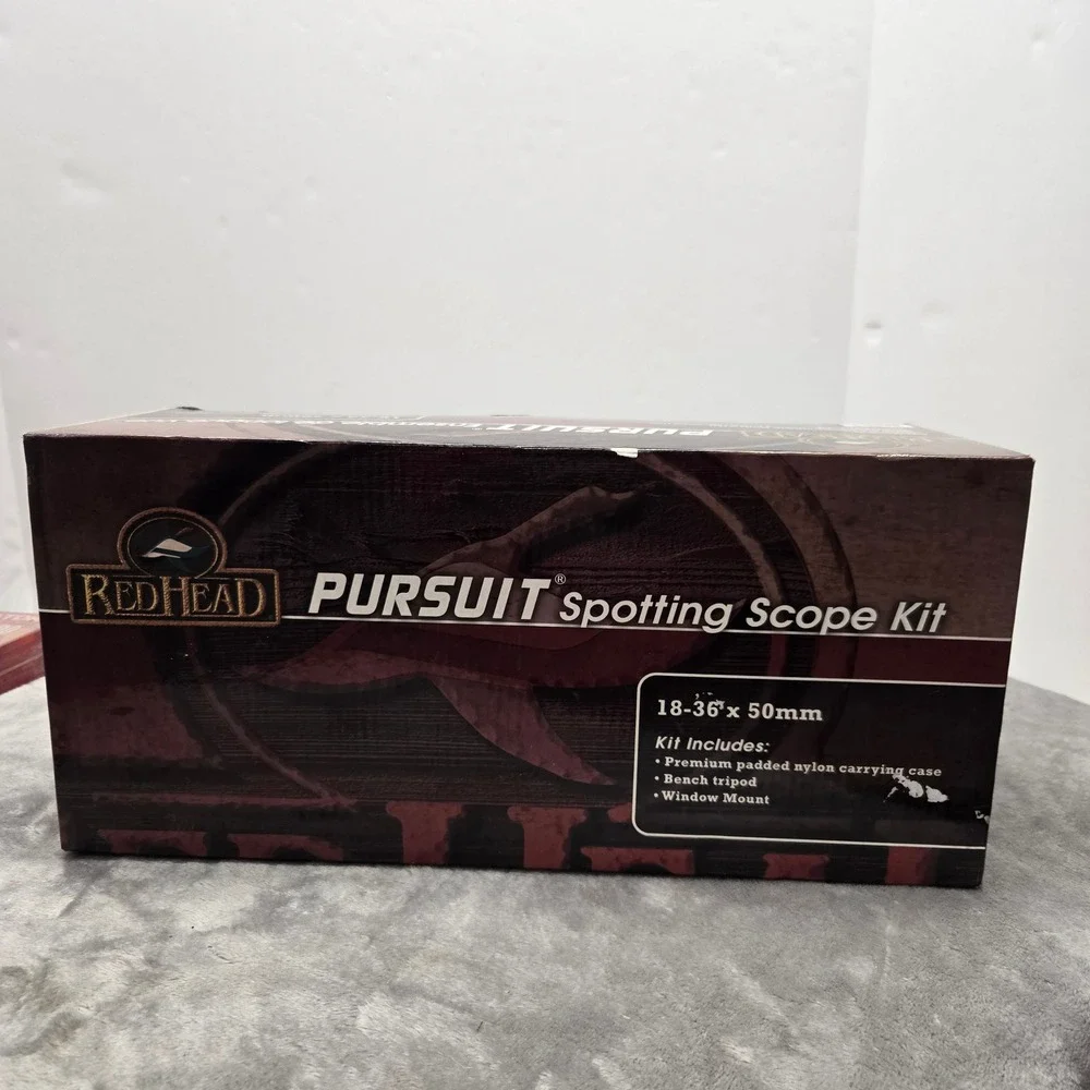 RedHead Pursuit Spotting Scope Kit 18-36x 50mm Camo with Tripod and Window Mount